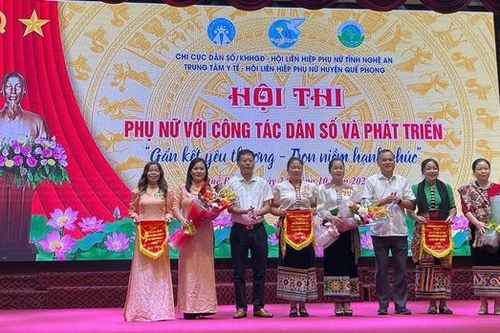 Thiết thực hội thi phụ nữ với công tác Dân số và phát triển ở huyện vùng cao xứ Nghệ