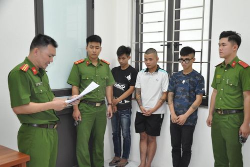 Nhóm 6 đối tượng bị bắt trong vụ án gây rối trật tự, cướp tài sản