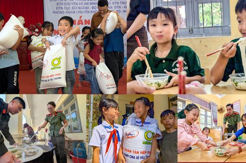 Những món quà 'đặc biệt' tặng bà con, học sinh khó khăn 2 xã ở huyện Sơn Dương, Tuyên Quang