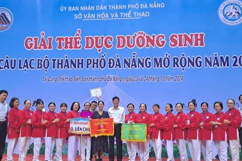 Kết thúc Giải Thể dục Dưỡng sinh các CLB TP Đà Nẵng mở rộng năm 2024