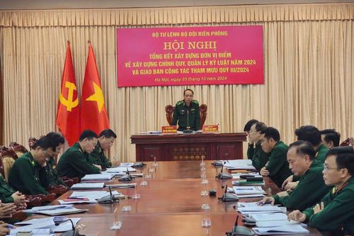 Tổng kết xây dựng đơn vị điểm về xây dựng chính quy, quản lý kỷ luật năm 2024