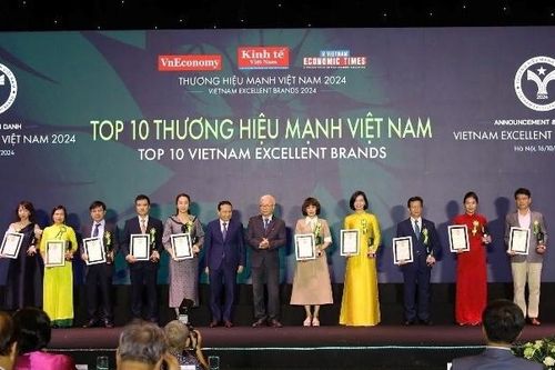 Agribank được vinh danh Thương hiệu mạnh Việt Nam 2024