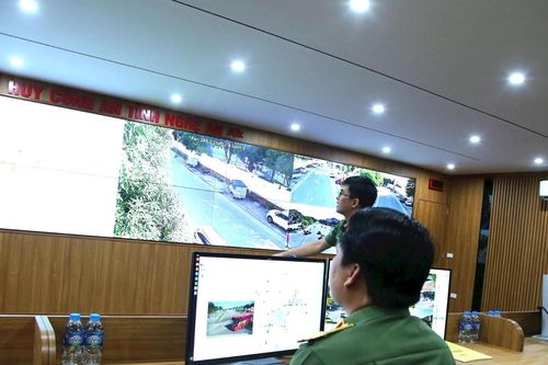 Công an Nghệ An lắp hơn 600 camera giám sát an ninh và phạt nguội ở thành phố Vinh