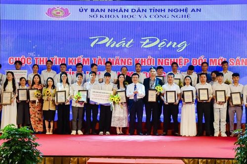 Trao giải Cuộc thi Tìm kiếm khởi nghiệp đổi mới sáng tạo Nghệ An mở rộng năm 2024