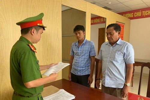 Khởi tố 2 cha con giám đốc khai thác trái phép đá Granit