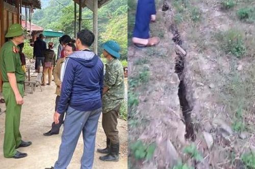 Sau tiếng động lớn trong lòng đất, ngọn núi ở Nghệ An bị xé toạc, người dân buộc di dời khẩn cấp