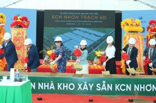 Tập đoàn KCN Việt Nam khởi công khu nhà xưởng xây sẵn ở Nhơn Trạch