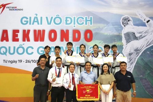 Gia Lai giành giải nhì toàn đoàn đối kháng nữ ở Giải Vô địch Taekwondo quốc gia