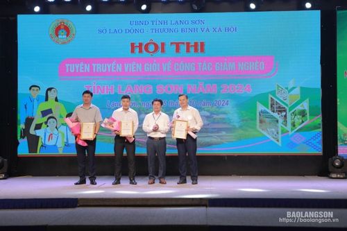 Hội thi Tuyên truyền viên giỏi về công tác giảm nghèo tỉnh Lạng Sơn năm 2024