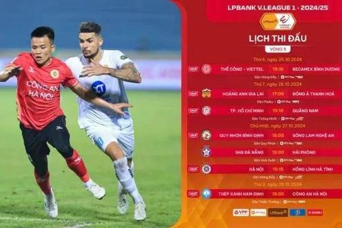 Trước vòng 5 LPBank V.League 1 - 2024/2025: Những cuộc 'đại chiến' đầy hấp dẫn