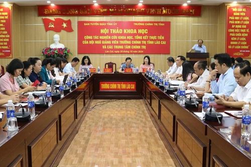 Tổ chức hội thảo về công tác nghiên cứu khoa học