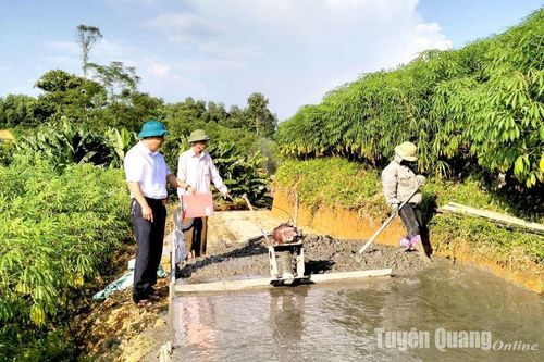 Hàm Yên phát huy vai trò chủ thể của người dân trong xây dựng nông thôn mới