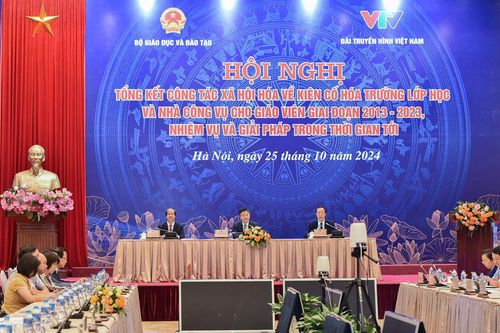 Phấn đấu đến năm 2030, tỷ lệ phòng học kiên cố đạt 100%