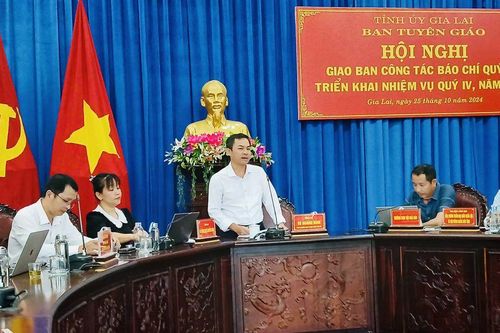 Gia Lai: Giao ban công tác báo chí quý III năm 2024