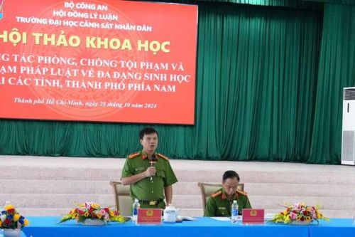 Tăng cường công tác phòng, chống tội phạm về đa dạng sinh học
