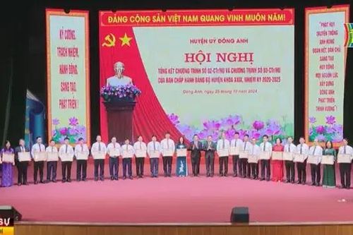 Huyện Đông Anh hoàn thành 3/6 chỉ tiêu Chương trình 02