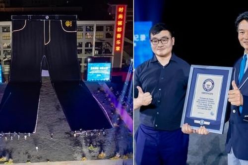 Chiếc quần jeans lớn nhất thế giới