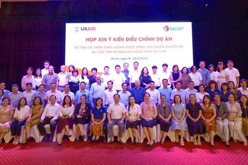 Hỗ trợ cải thiện chất lượng sống của người khuyết tật tại địa phương ảnh hưởng nặng chất độc da cam