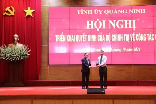 Đồng chí Vũ Đại Thắng giữ chức Bí thư Tỉnh ủy Quảng Ninh