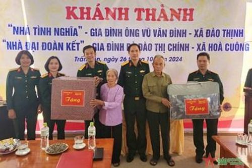 Hệ 3 (Học viện Chính trị): Phối hợp với các cấp bàn giao nhà tình nghĩa