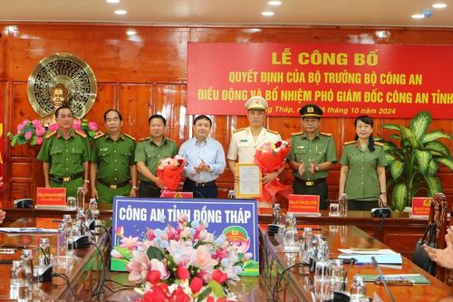 Bổ nhiệm phó giám đốc công an ở 3 tỉnh