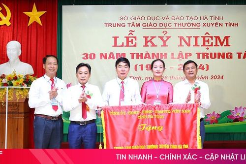 Trung tâm Giáo dục thường xuyên Hà Tĩnh kỷ niệm 30 năm thành lập