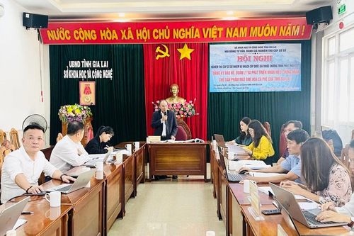 Nghiệm thu nhiệm vụ đăng ký bảo hộ, quản lý và phát triển nhãn hiệu chứng nhận sản phẩm mật ong hoa cà phê Gia Lai
