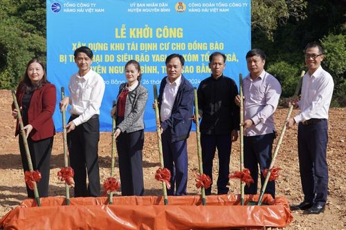 Khởi công xây dựng khu tái định cư cho 8 hộ dân xóm Tổng Ngà (Nguyên Bình)
