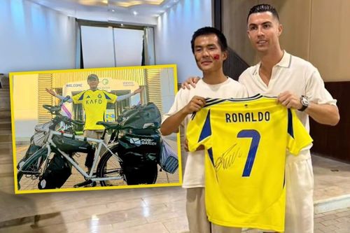 Fan Ronaldo đạp xe 7 tháng từ Trung Quốc đến Saudi Arabia để gặp idol