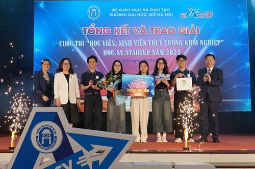 Trường ĐH Mở Hà Nội trao giải Cuộc thi Sinh viên với ý tưởng khởi nghiệp