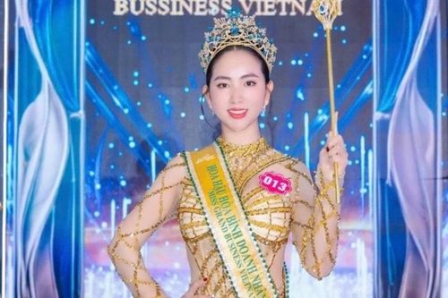 Người đẹp xứ Huế đăng quang Hoa hậu hòa bình Doanh nhân Việt Nam 2024