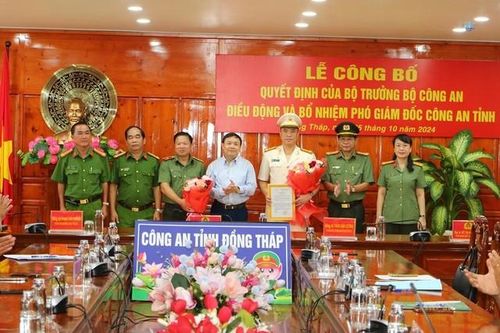 Đại tá Hà Văn Bắc được bổ nhiệm giữ chức Phó Giám đốc Công an tỉnh Đồng Tháp