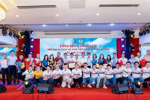 Bế mạc Hội thi An toàn vệ sinh viên giỏi ngành Dầu khí lần thứ X năm 2024