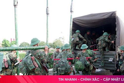 Bộ CHQS tỉnh Hà Tĩnh triển khai công tác phòng, chống bão số 6