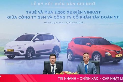 Một doanh nghiệp Việt đem 10% tổng tài sản thuê, mua 2.200 ô tô điện VinFast