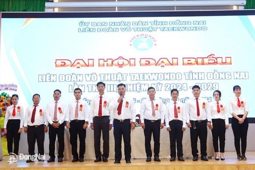 Ông Nguyễn Thái Bình làm Chủ tịch Liên đoàn võ thuật taekwondo tỉnh Đồng Nai khóa III, nhiệm kỳ 2024-2029