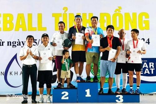 Biên Hòa giành chiến thắng áp đảo Giải vô địch Pickleball cấp tỉnh đầu tiên