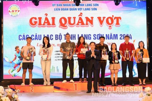 Bế mạc giải Quần vợt các câu lạc bộ tỉnh năm 2024