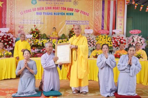 Đắk Nông: Công bố quyết định thành lập điểm sinh hoạt tôn giáo tập trung Nguyên Minh