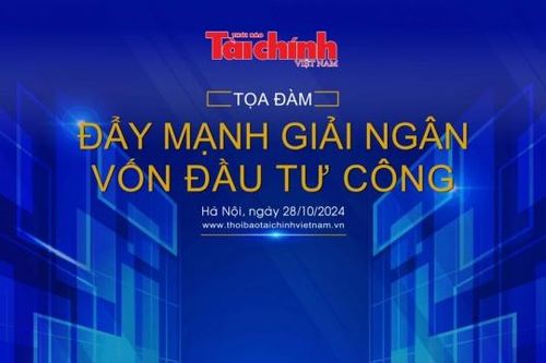 Tọa đàm 'Đẩy mạnh giải ngân vốn đầu tư công' diễn ra vào chiều 28/10