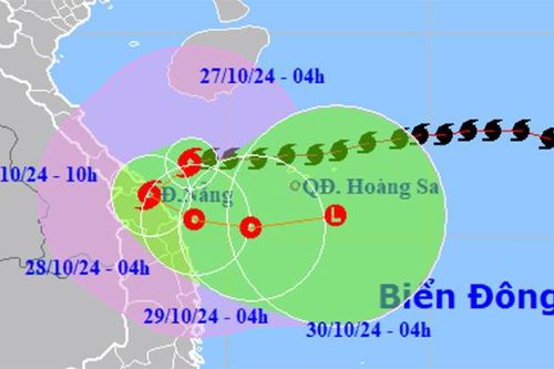 Bão Trami giật cấp 12 áp sát Đà Nẵng, miền Trung mưa như trút
