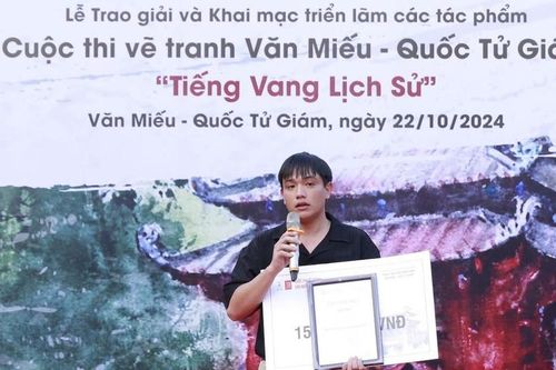 Ngắm 'chân dung' Văn Miếu - Quốc Tử Giám qua góc nhìn hội họa
