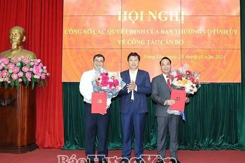 Bổ nhiệm Phó Trưởng ban Tuyên giáo Tỉnh ủy, chỉ định Phó Bí thư Huyện ủy