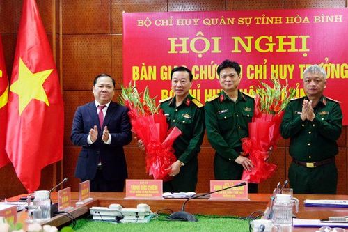 Hòa Bình có Chỉ huy trưởng Bộ Chỉ huy Quân sự mới