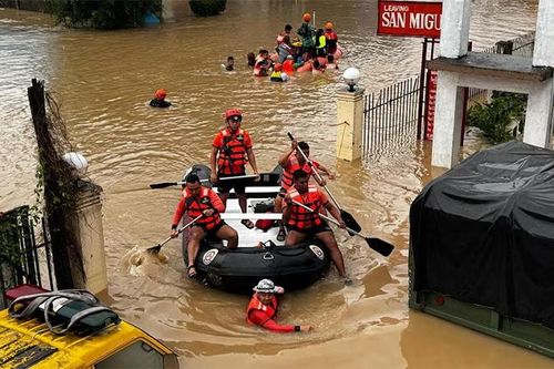 Điện thăm hỏi Philippines sau bão Trà Mi