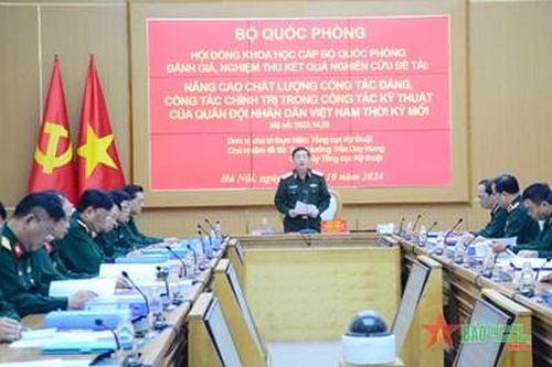 Nâng cao chất lượng công tác Đảng, công tác chính trị trong công tác kỹ thuật