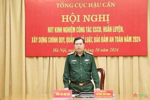 Tổng cục Hậu cần rút kinh nghiệm về huấn luyện, xây dựng chính quy, quản lý kỷ luật năm 2024