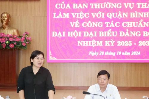 Xây dựng văn kiện đại hội cụ thể hóa các chủ trương, định hướng lớn của thành phố