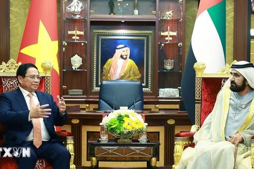 Thủ tướng Phạm Minh Chính hội đàm với Phó Tổng thống, Thủ tướng UAE