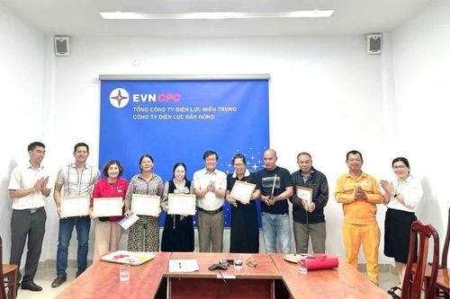 Đắk Nông: Trao giải 'Hộ gia đình tiết kiệm điện năm 2024'